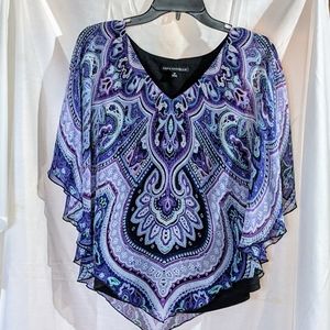 Sara Michelle Handkerchief Flowy Top